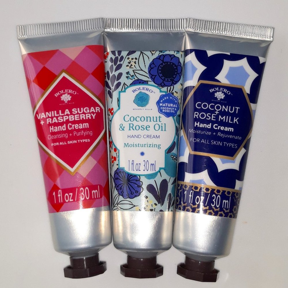 Bolero Hand Cream Moisturizing Lotion Variety Set